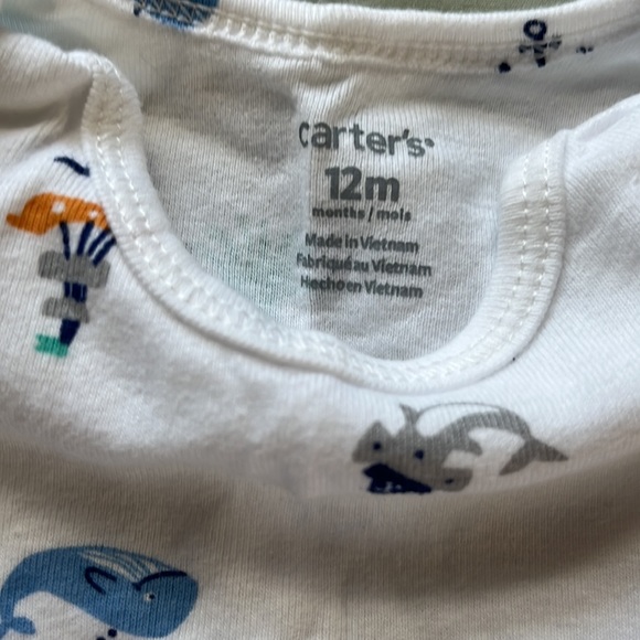 Carters 12m Whale Set - Picture 2 of 2
